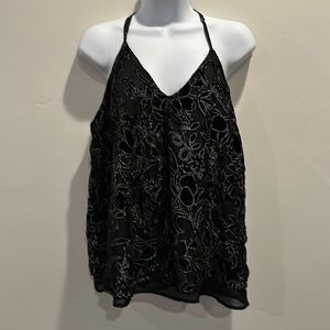 New Lucky brand tank top. NWT. Size L. Black.